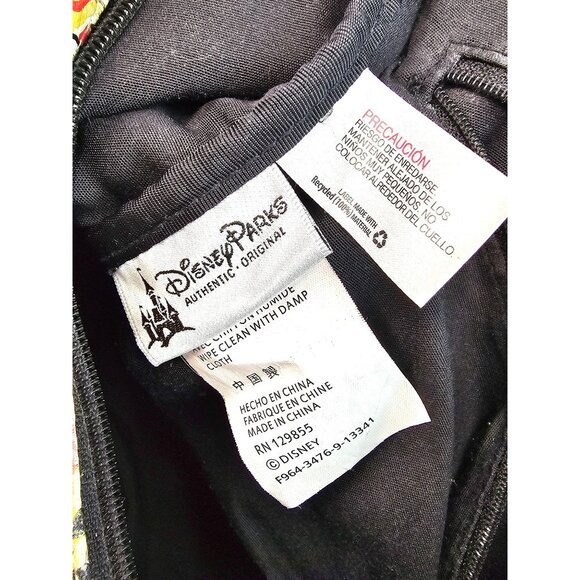 Disney Multicolor Printed Handbag With Black Accents & Dual Handles Y2K - Picture 7 of 14